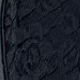 Women's Black Polyester Co-ord set with crop top