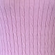 Women's Pink Ribbed Knit Midi Bodycon Dress