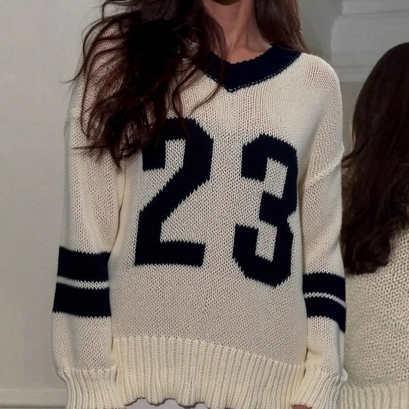 Women's Beige Knit Two-Piece Set with Crop Top and Mini Skirt