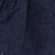Women's Smoke Black Denim Mini Skirt with Front Slit