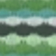Women's Green Knit Two-piece knit set with striped pattern