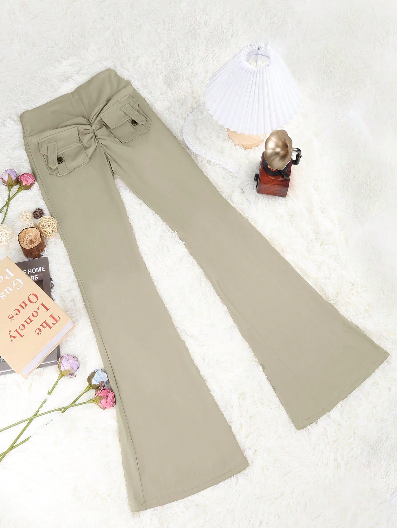 Women's Apricot High-Waist Yoga Pants