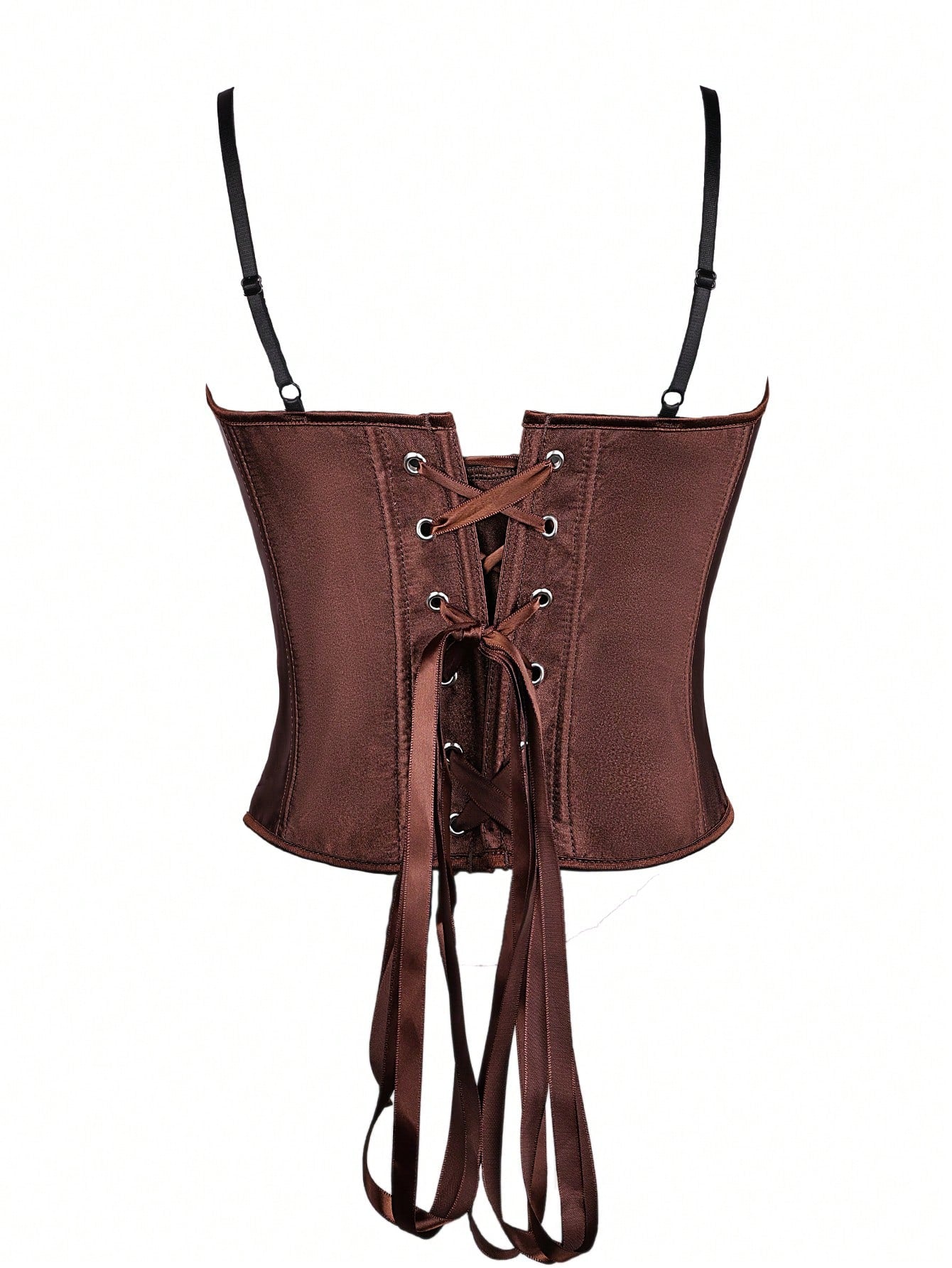 Women's Brown Corset Bustier