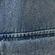 Women's Blue High-Waist Multi-Pocket Denim Cargo Pants