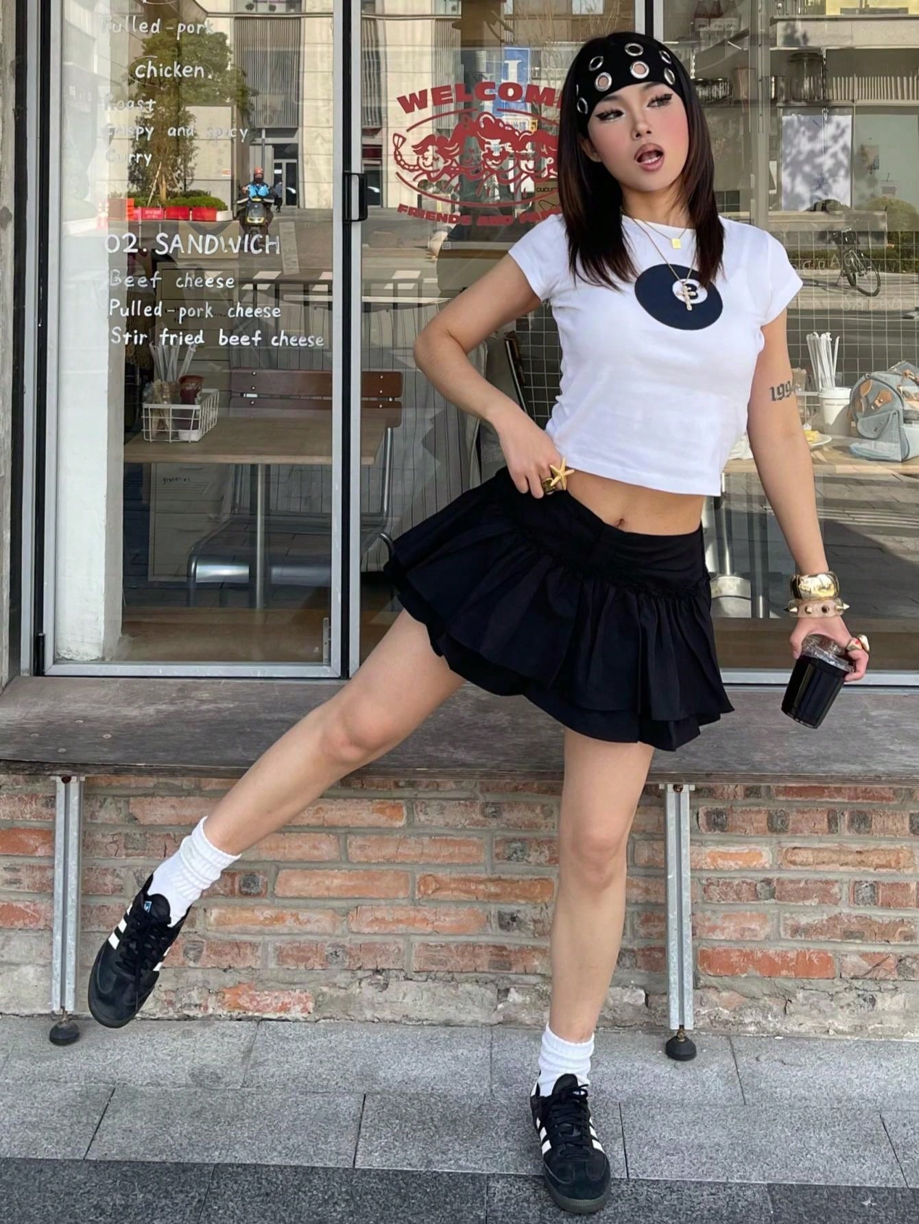 Women's Black Mini Skirt