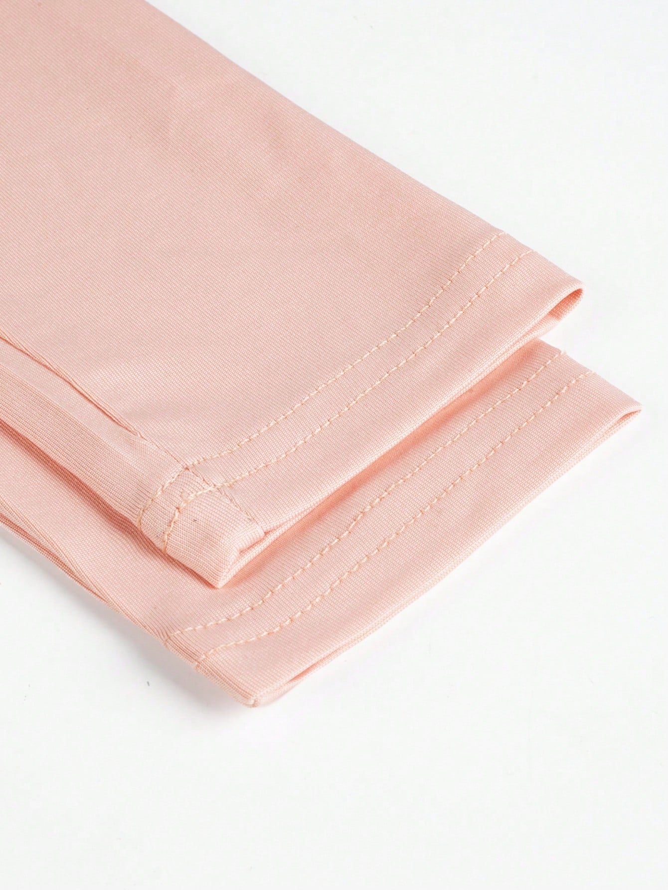 Women's Women Sexy Pink Off Shoulder Long Sleeve Ruched Top Slim Fit Tee