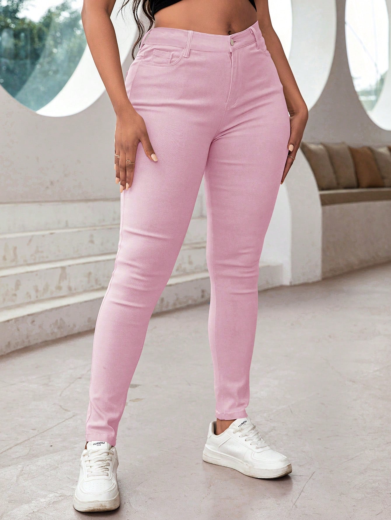 Women's Pink Corset Bustier Top