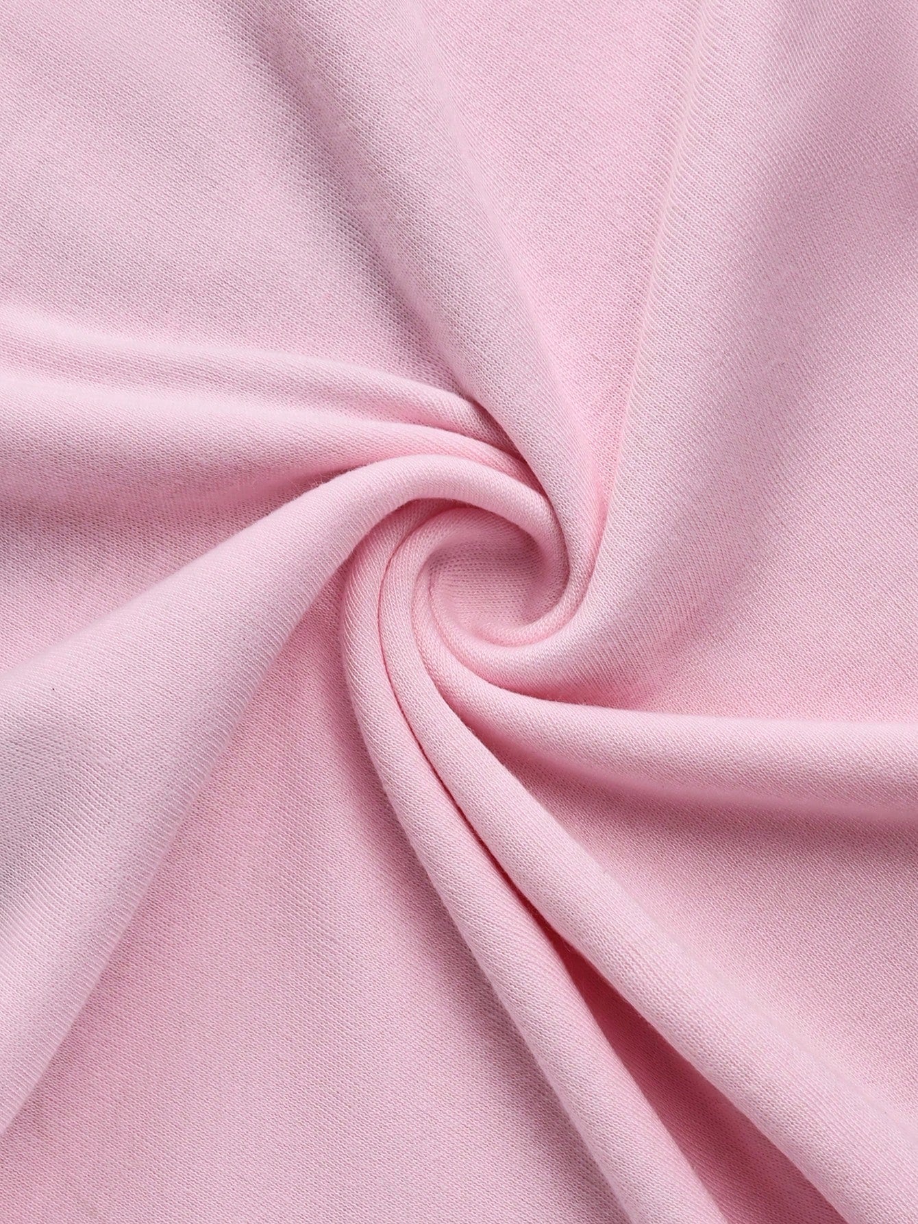 Women's Pink Polyester Blouse with long-sleeve