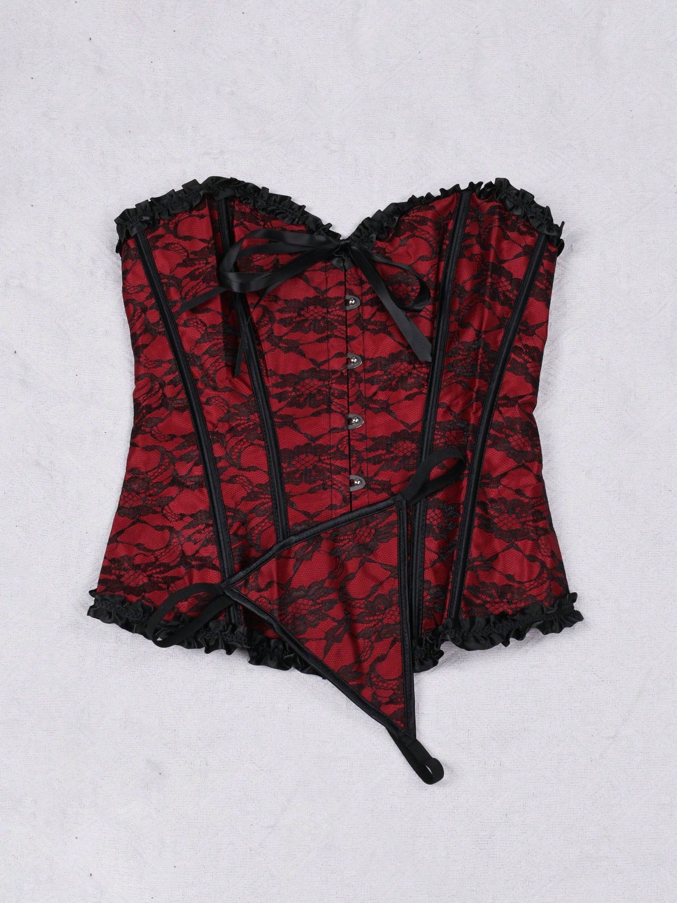 Women's 红色 Corset