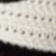 Women's Black and White Striped Knit Two-Piece Crop Top and Maxi Skirt Set
