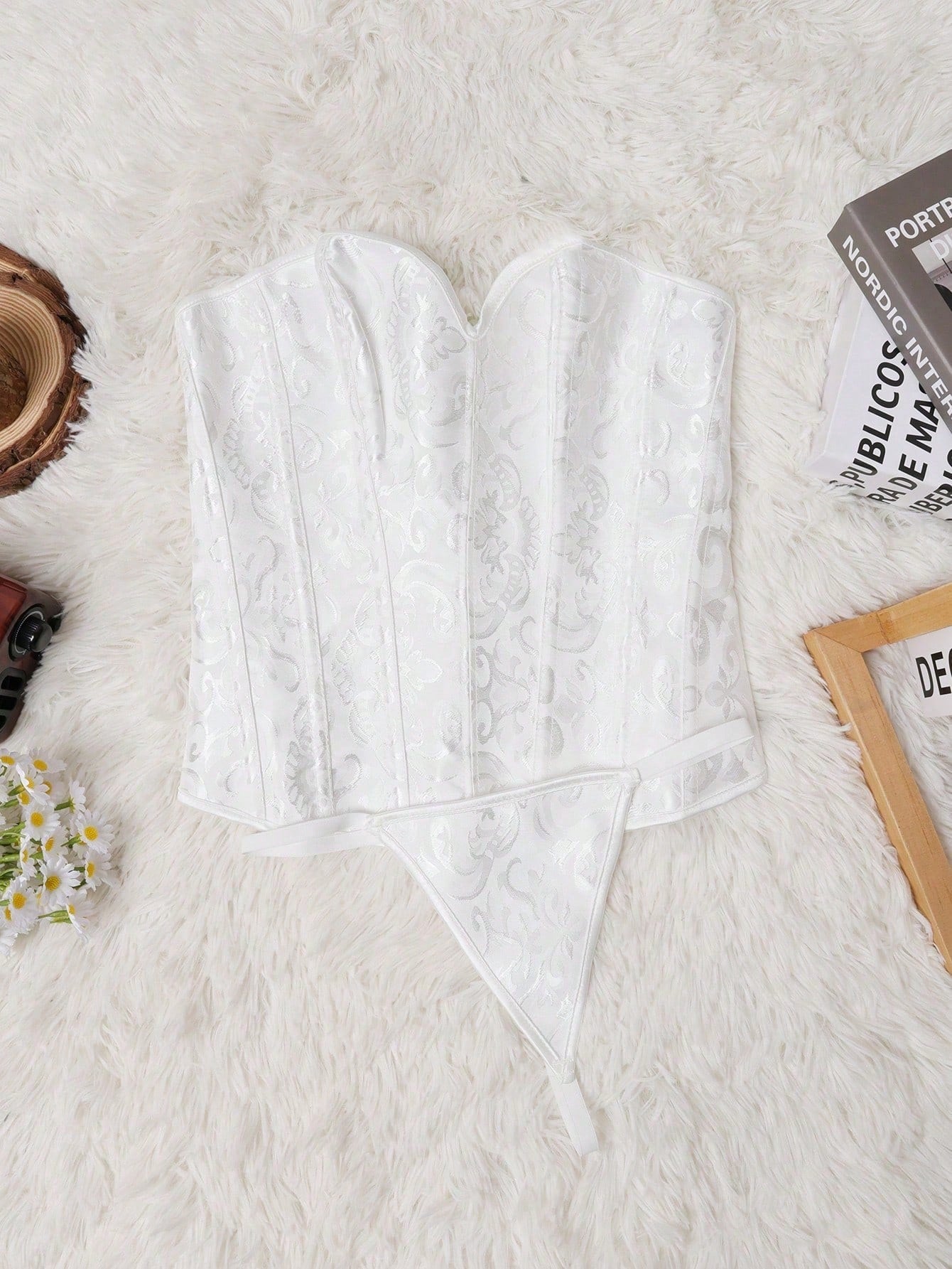 Women's 白色 Corset