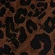 Women's Leopard Print Denim Mini Cargo Skirt with Tie Detail