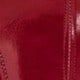 Women's Sexy Wine Red Shiny PU Leather Corset Top Strapless Sweetheart Neck Bodycon Top