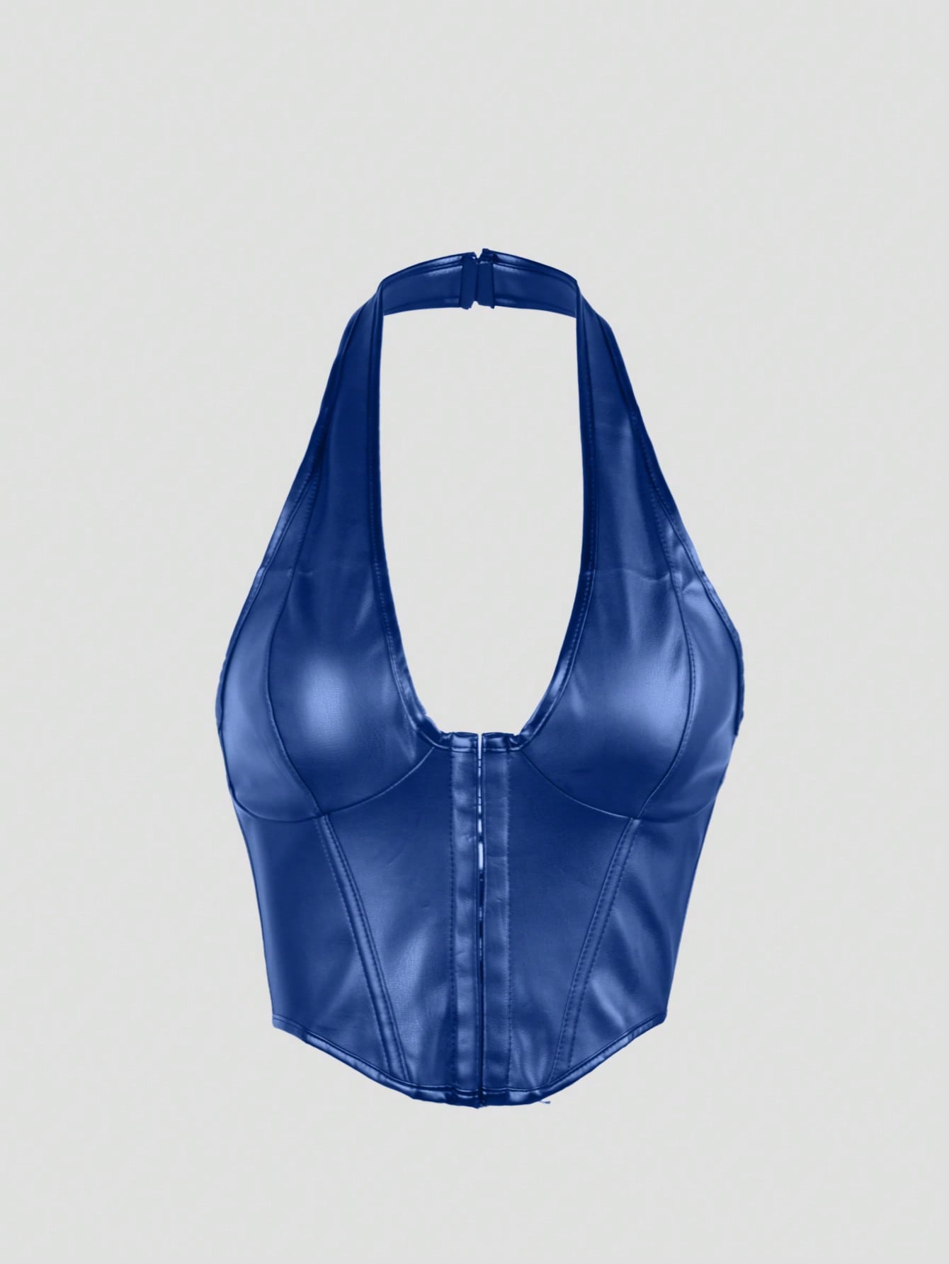 Women's Royal Blue Corset Bustier Top