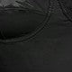 Women's Black Underwire Spaghetti Strap Bustier Bodysuit