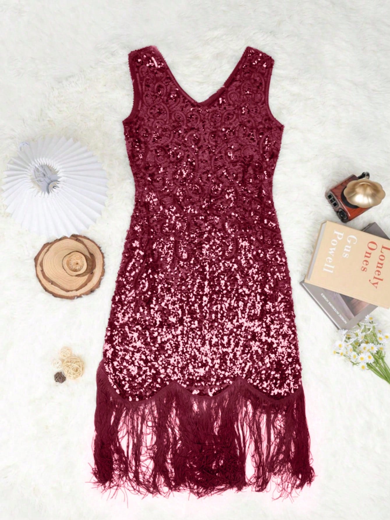 Women's Red Polyester Blend Bodycon Mini Dress with Spaghetti Straps