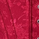 Women's Red Lace-Up Floral Corset Top