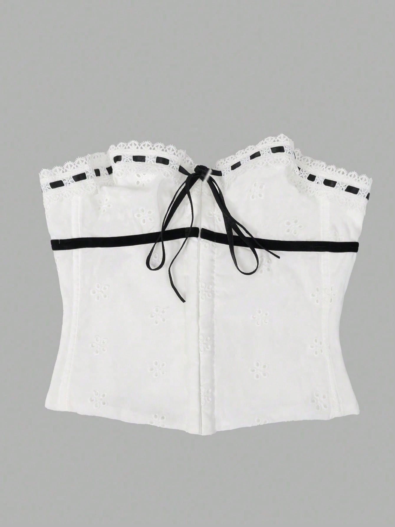 Womens White corset