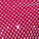 Women's Apperloth Rose Red Rhinestone Backless Bodycon Mini Dress for Women Sexy Party Wear