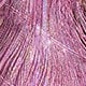Women's Pink Sequined Layered Fringe Party Mini Slip Dress