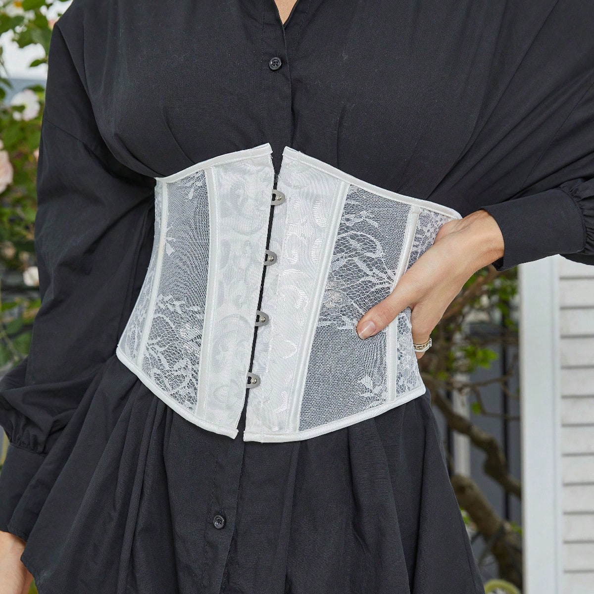 Women's 白色 Corset