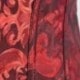Women's Red Black Gothic Brocade Ruffle Corset Costume Top