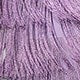 Women's Sexy Purple Fringe Halter Mini Dress with Multi-Tiered Tassels