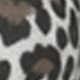Women's Women Sexy Brown Leopard Print V Neck Long Sleeve Top Lace Trim Tee