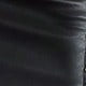 Women's Black PU Leather Studded Fringe Bodycon Midi Skirt