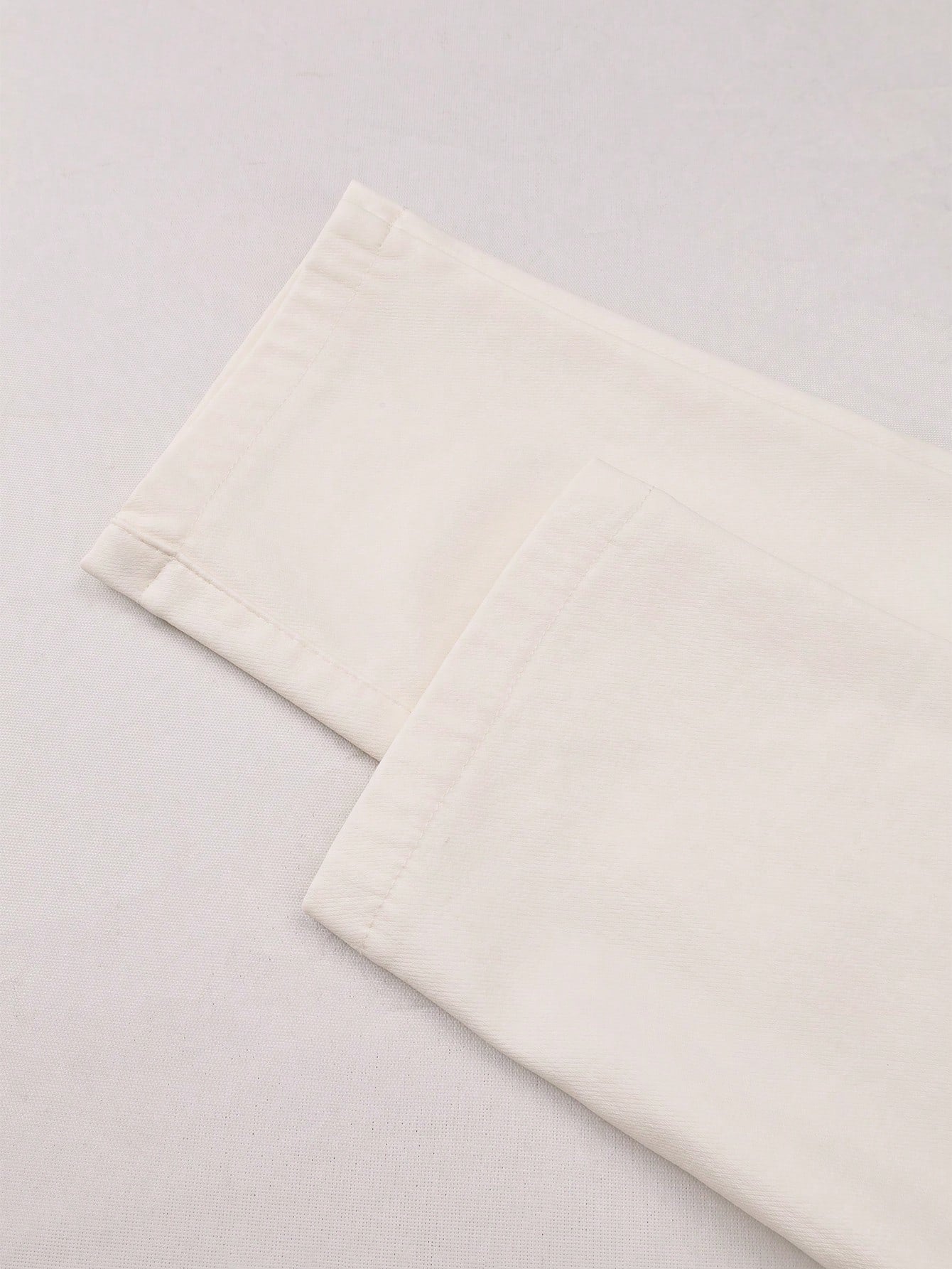 Women's White Cotton Blend Wide Leg Cargo Pants with Flap Pockets