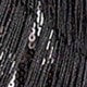 Women's Black Polyester Blend Long Sleeve Maxi Dress with Lace Trim