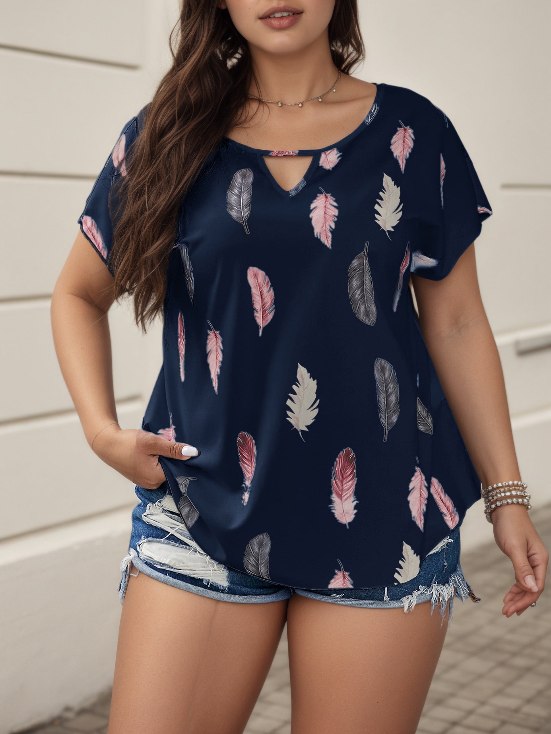 Women's Plus Size Black Sleeveless Blouse
