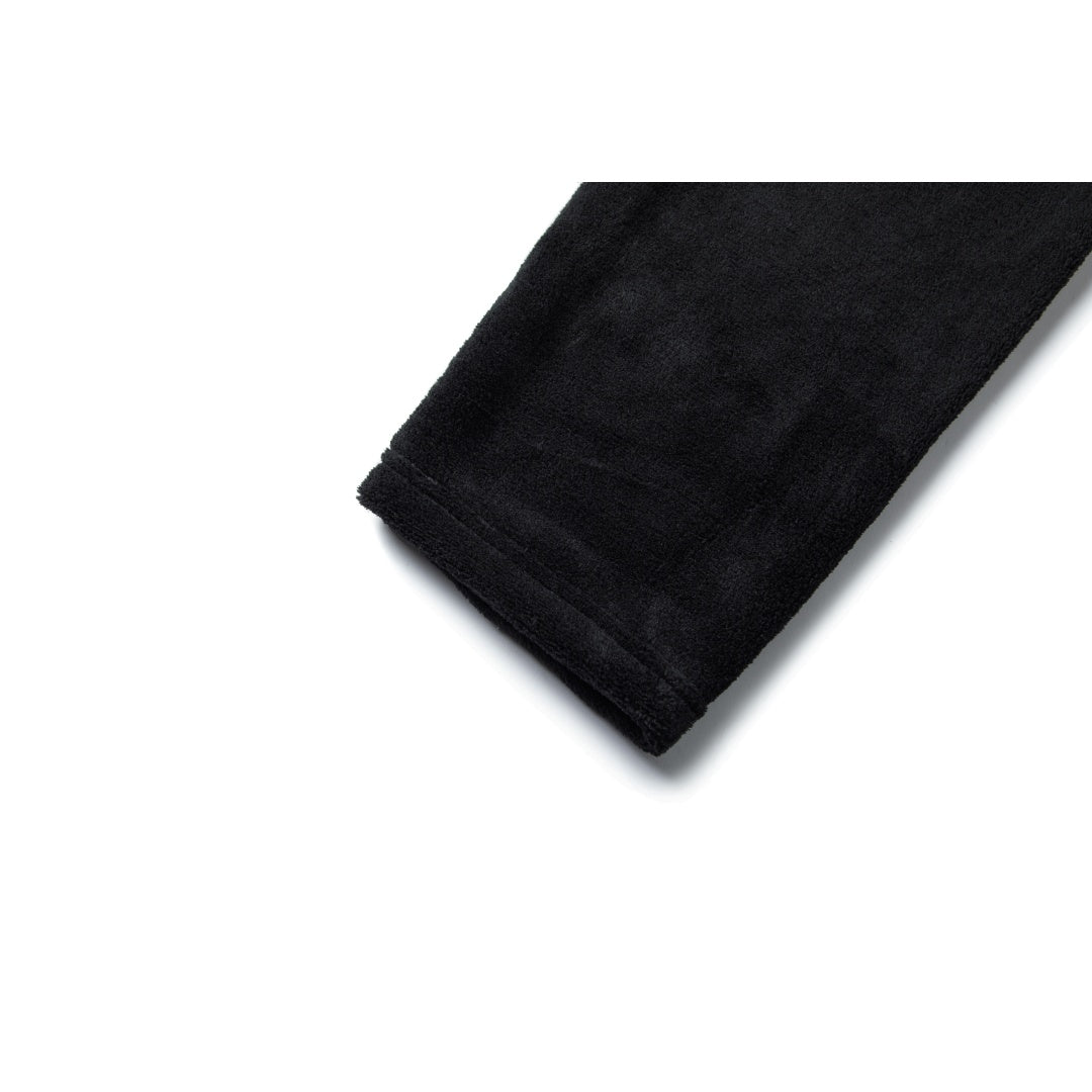 Women's Solid Color Faux Wool Plush Warm Long Robe - Cozy Loungewear Sleepwear