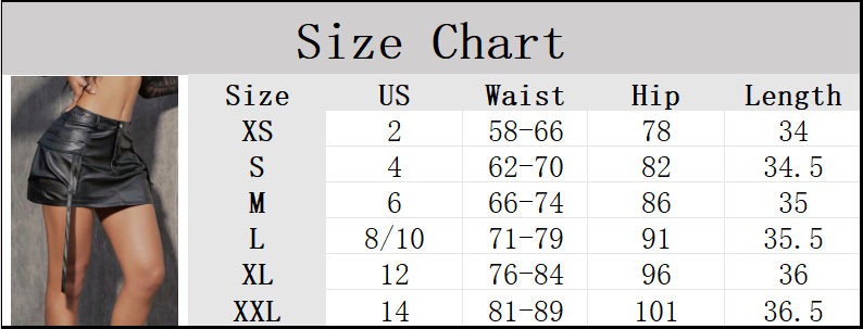 Apperloth Women Pocket Buckle Belted Cargo Mini Skirt PU Leather Skirts