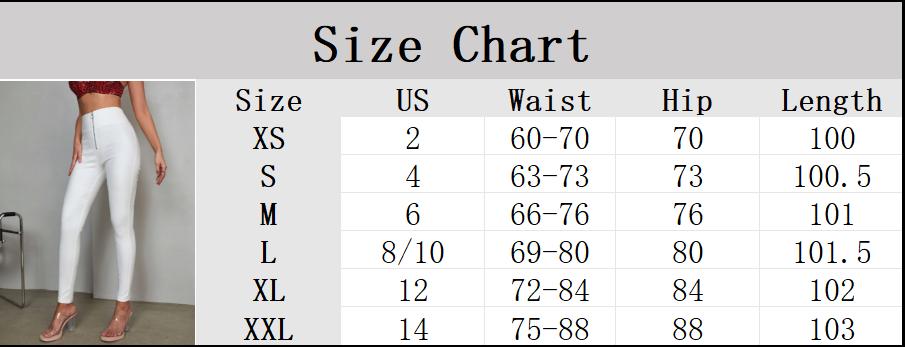 Apperloth Women White Zip PU Leather Leggings Pants