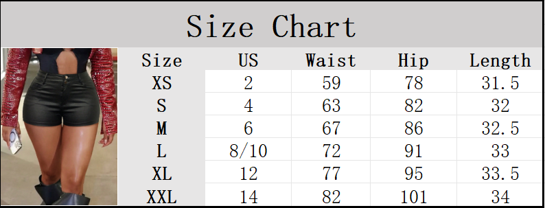 Apperloth Women Sexy Punk Black PU Leather Mini Shorts