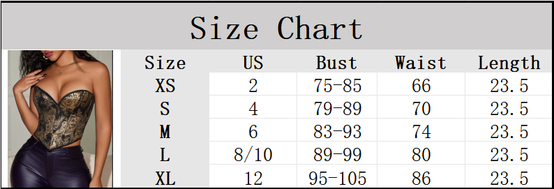 Apperloth Women Steampunk Style Overbust Corset