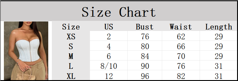 Apperloth Women White Simple Design Corset